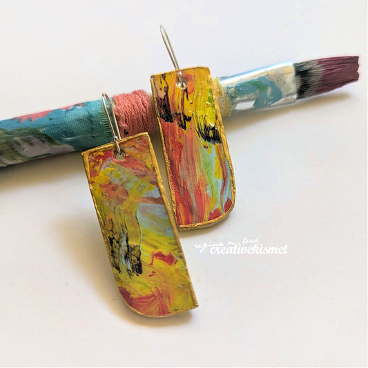 Paint Palette Earrings no. 8