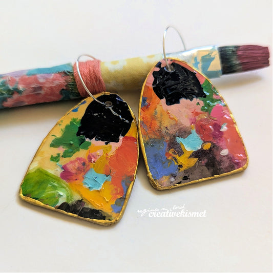 Paint Palette Earrings no. 1