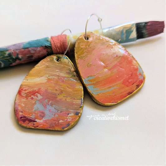 Paint Palette Earrings no. 7