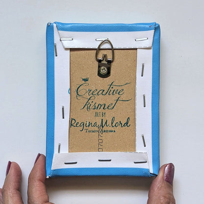 Canvas Block Print - Painted Bunting Bird