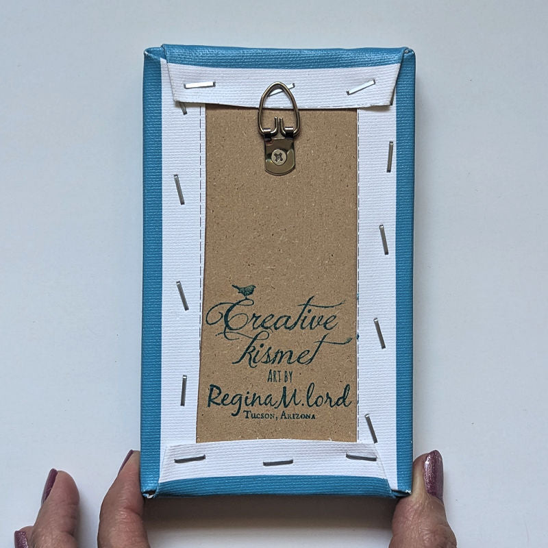 Canvas Block Print -Desert woman