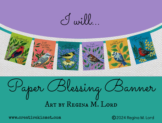 Paper Blessings Banner - I will Aspirations