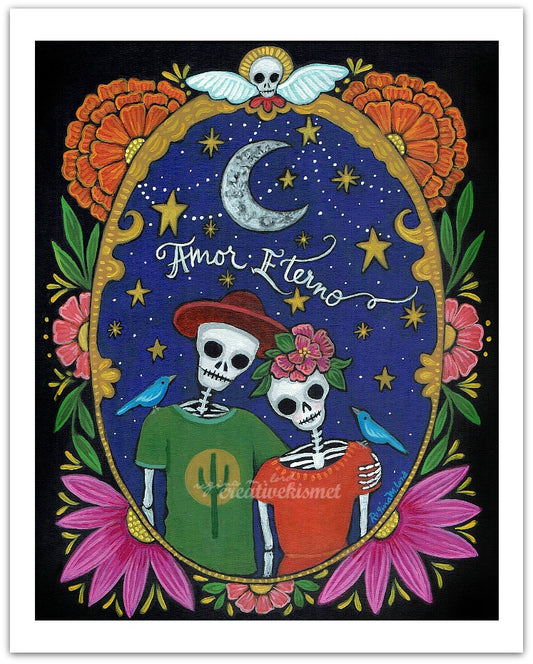 Day of the Dead - Amor Eterno - Art Print