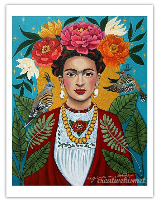 MexicanArtist - Resplendence of Frida - Art Print