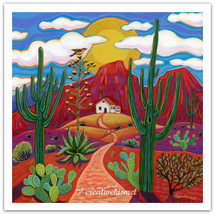 Desert Home - Art Print