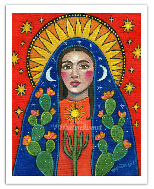 Our Lady of the Desert - Art Print