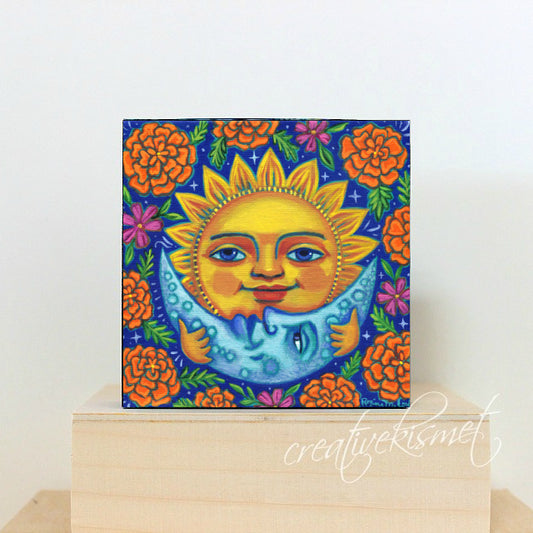 Art Block - Cempasúchil Sun & Moon
