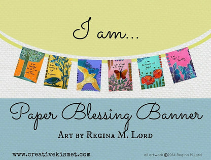Paper Blessings Banner - I am Prayer Flags